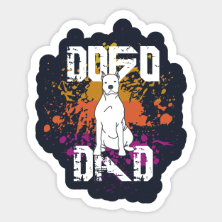 Dogo Dad Sticker